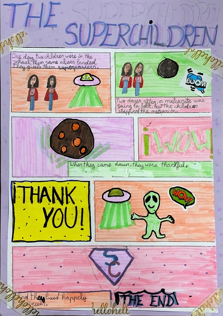 Alumna de la academia de inglés realizando ejercicio con números